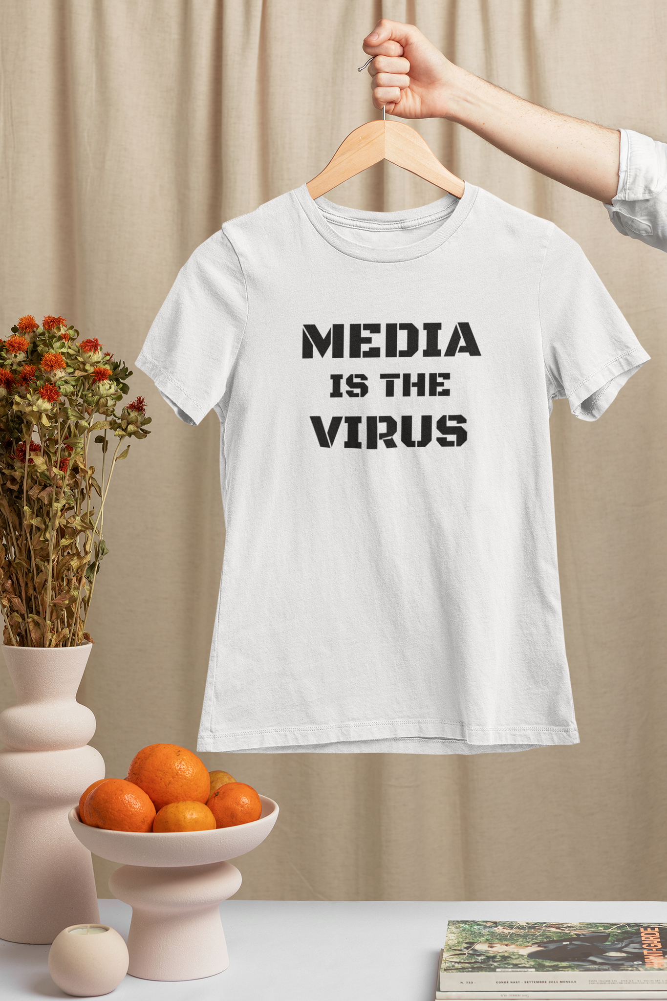 Media Is The Virus T-Shirt Women