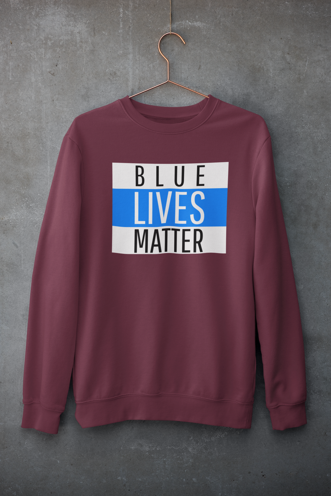 Blue Lives Matter Sweatshirt Unisex