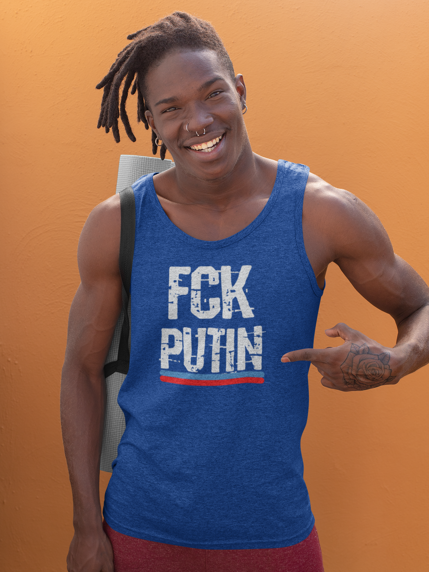 FCK Putin Tank Top Herr