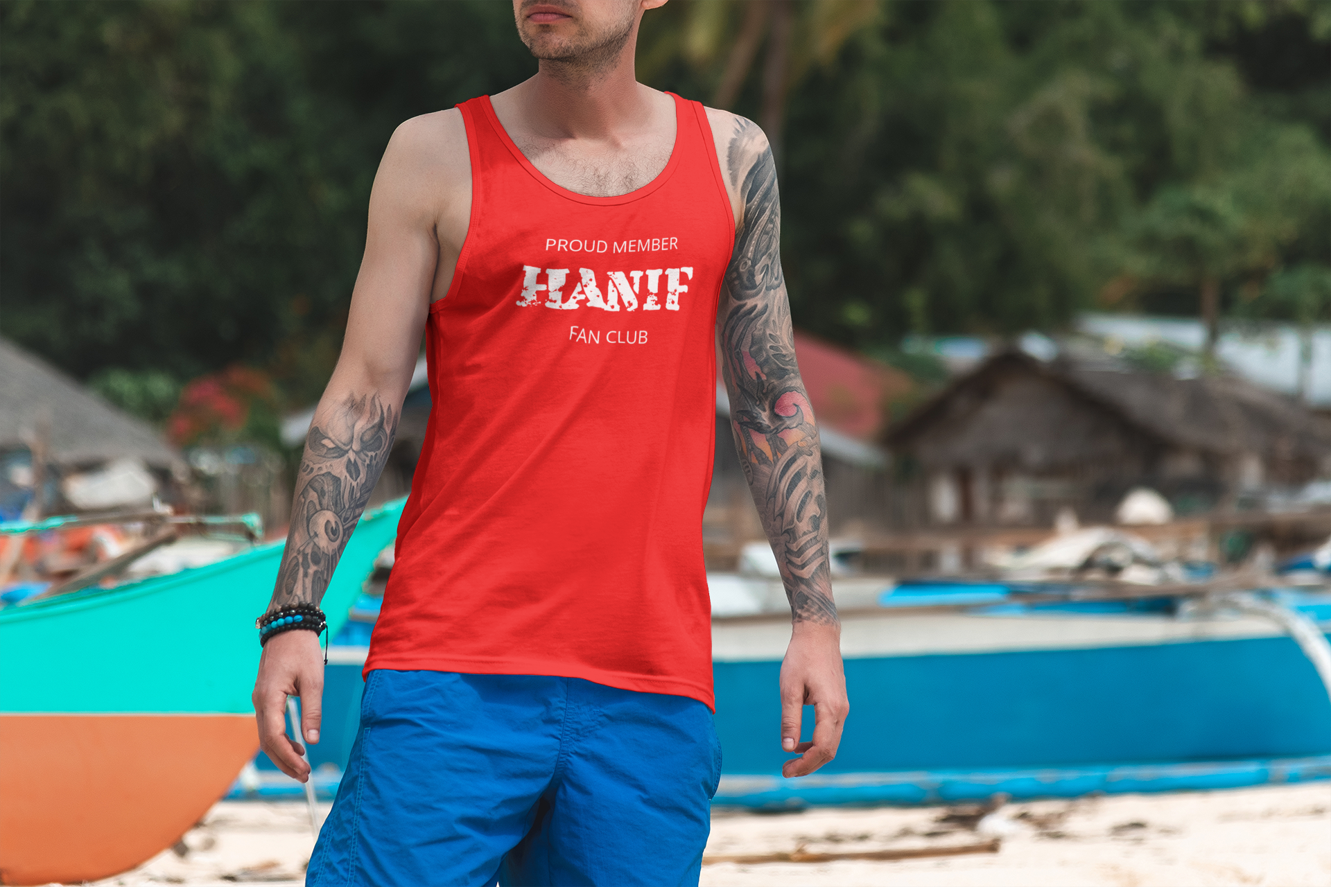 Hanif Fan Club Tank Top Herr
