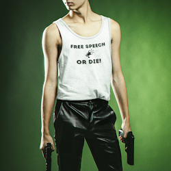 Free Speech Or Die Tank Top Herr