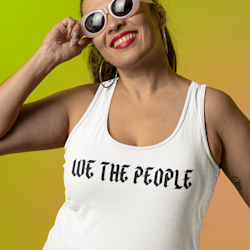 We The People Ground Base Tank Top Dam