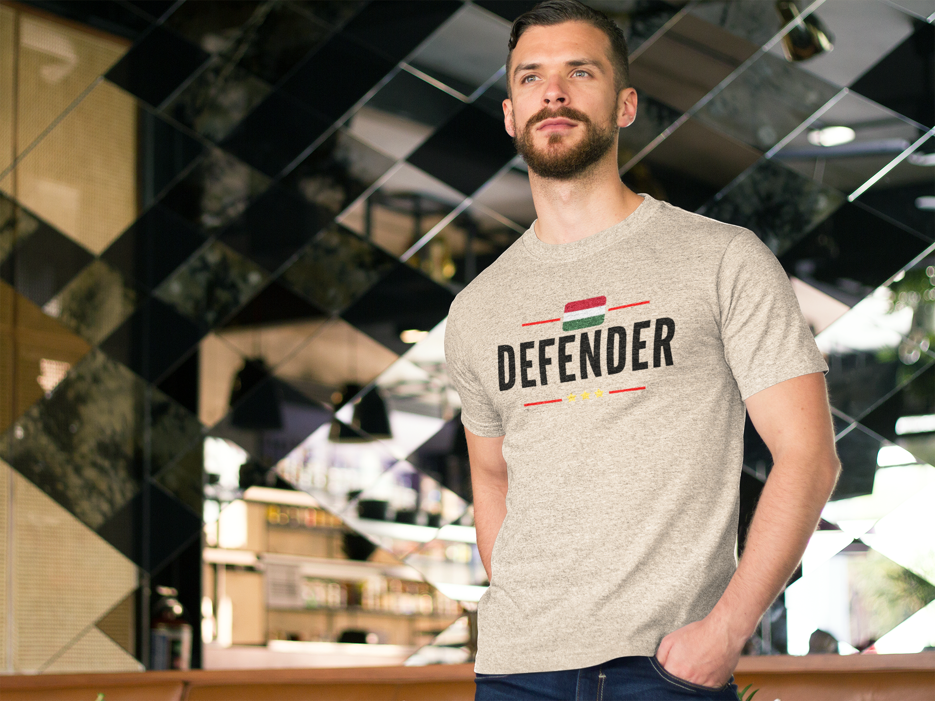Defender Hungary T-Shirt Men