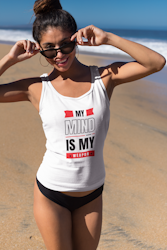 My Mind Is My Weapon Tank Top Dam