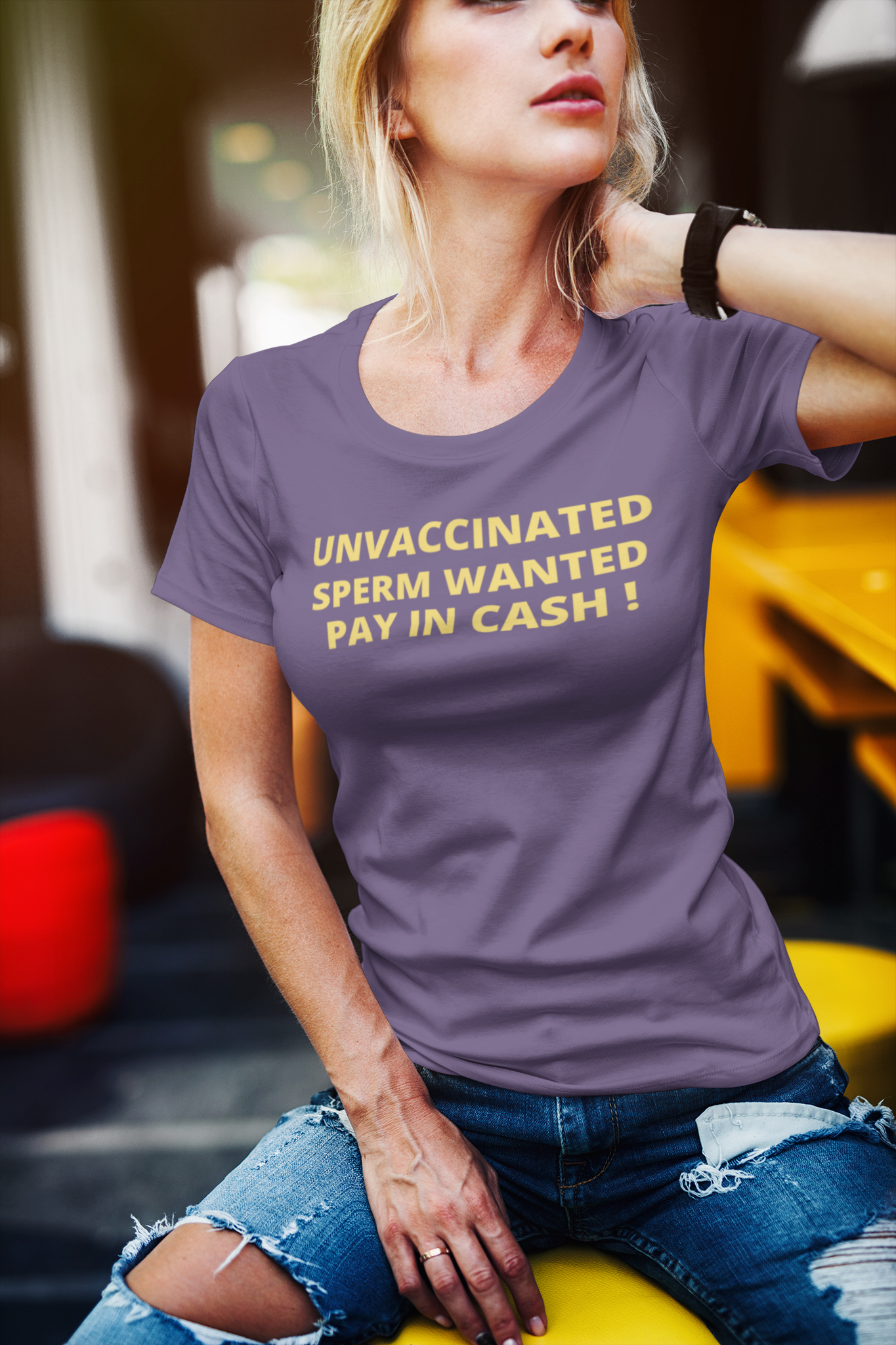 Unvaccinated Sperm Wanted T-Shirt Women