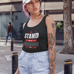 Stand With Canada Tank Top Dam