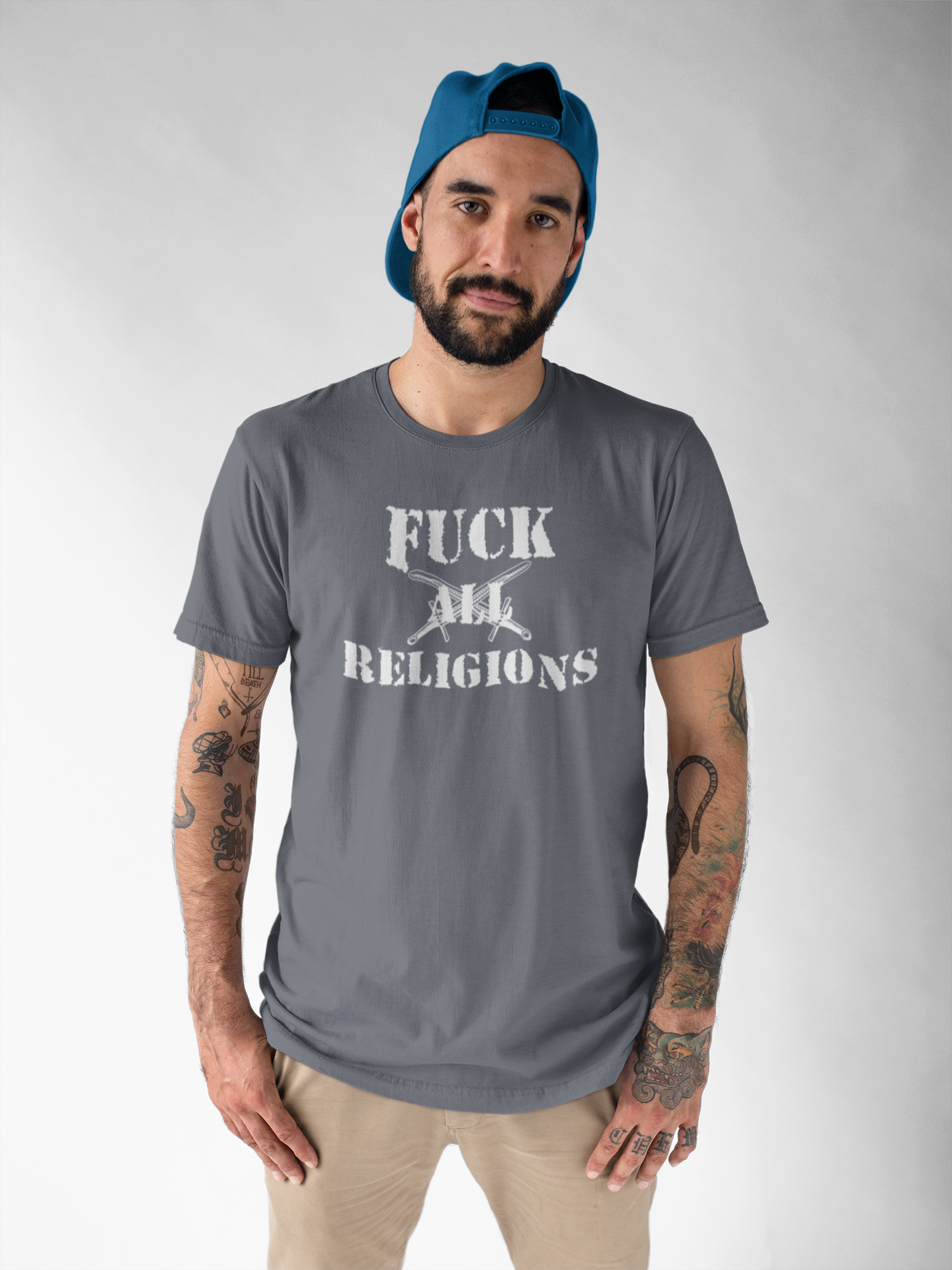 Fuck All Religions T-Shirt Men