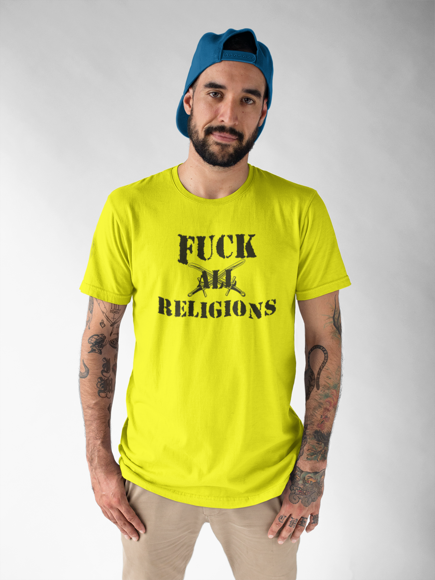 Fuck All Religions T-Shirt Men