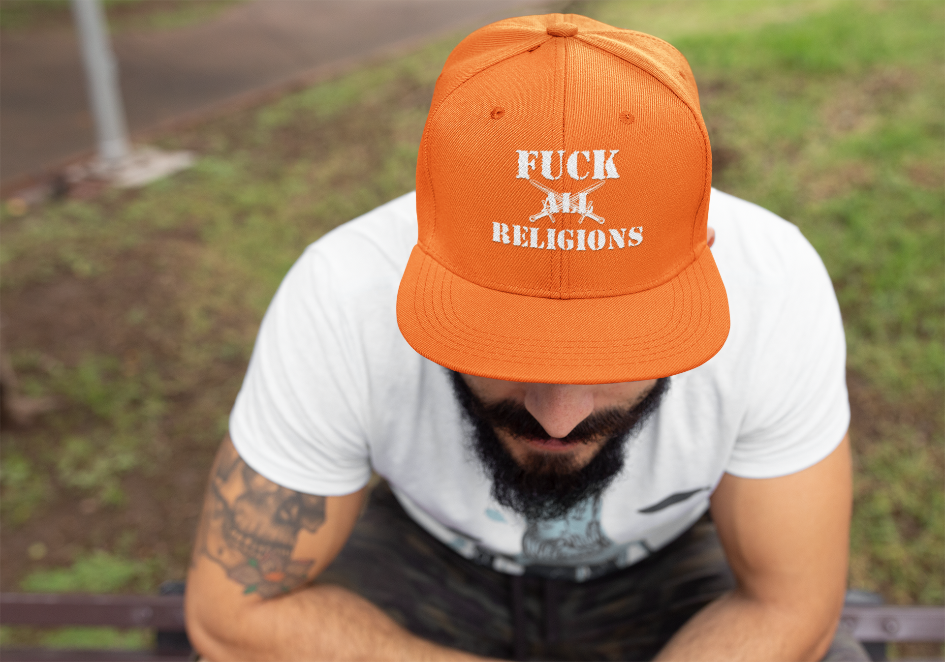 Fuck All Religions Snapback One Size