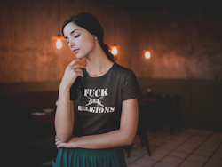 Fuck All Religions T-Shirt  Dam