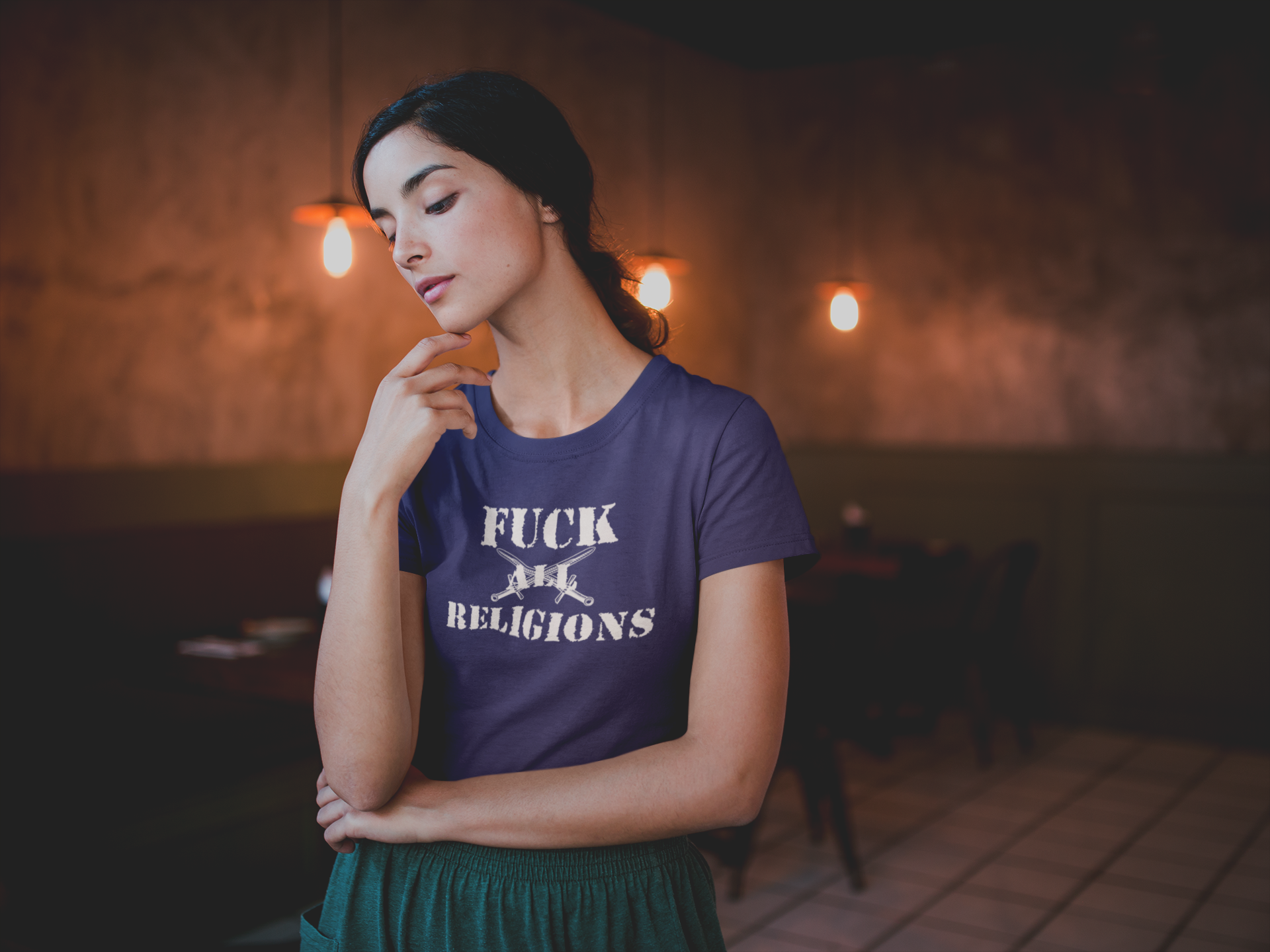 Fuck All Religions T-Shirt Women