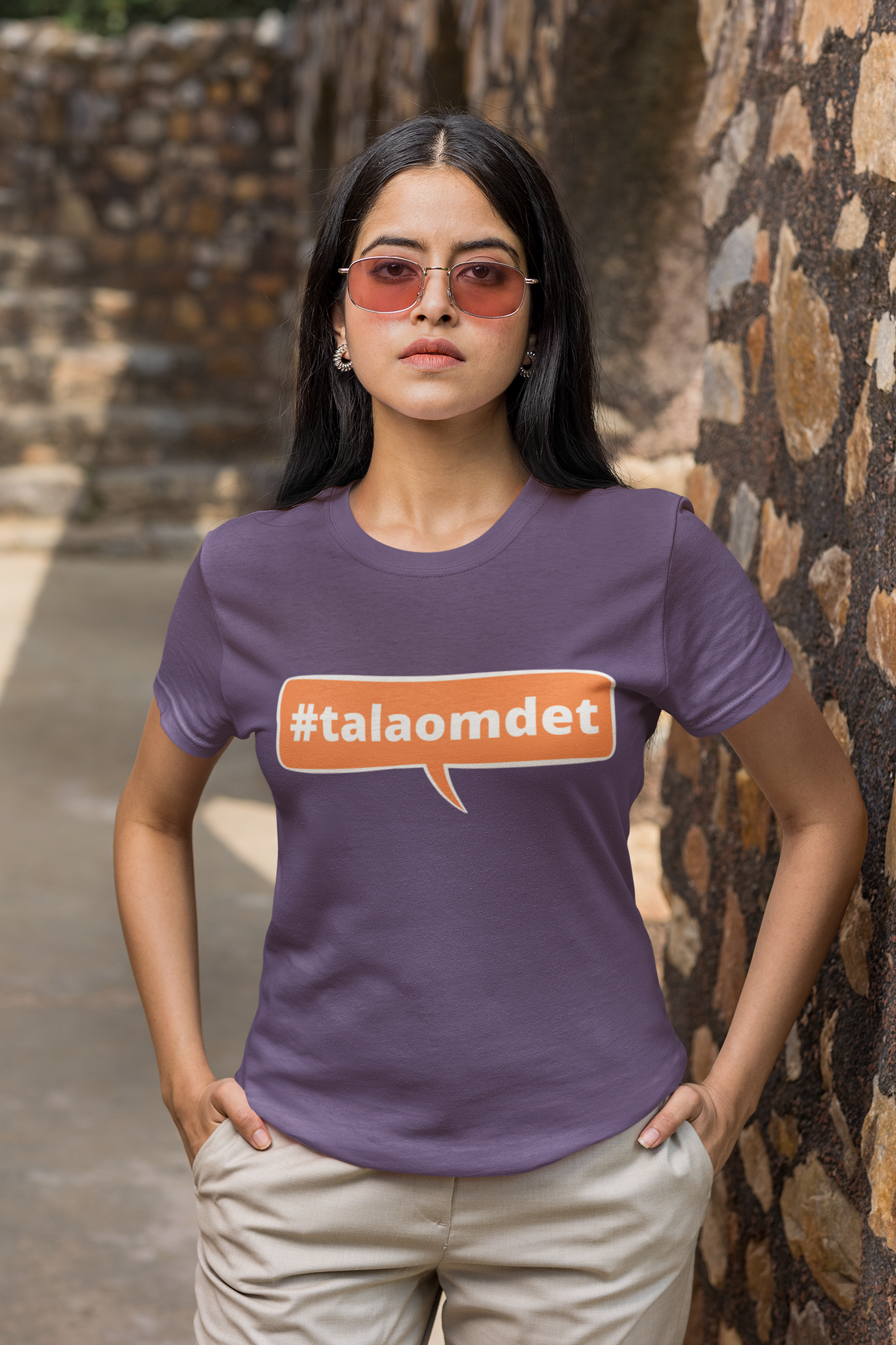 Dam Tshirt med text/motiv  #talaomdet, Tala Om Det , Biverkningar