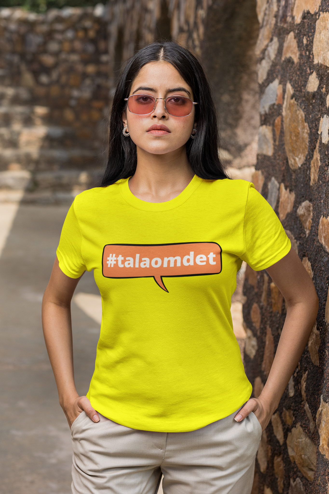 T-Shirt Dam med text #talaomdet, Tala Om Det , Biverkningar