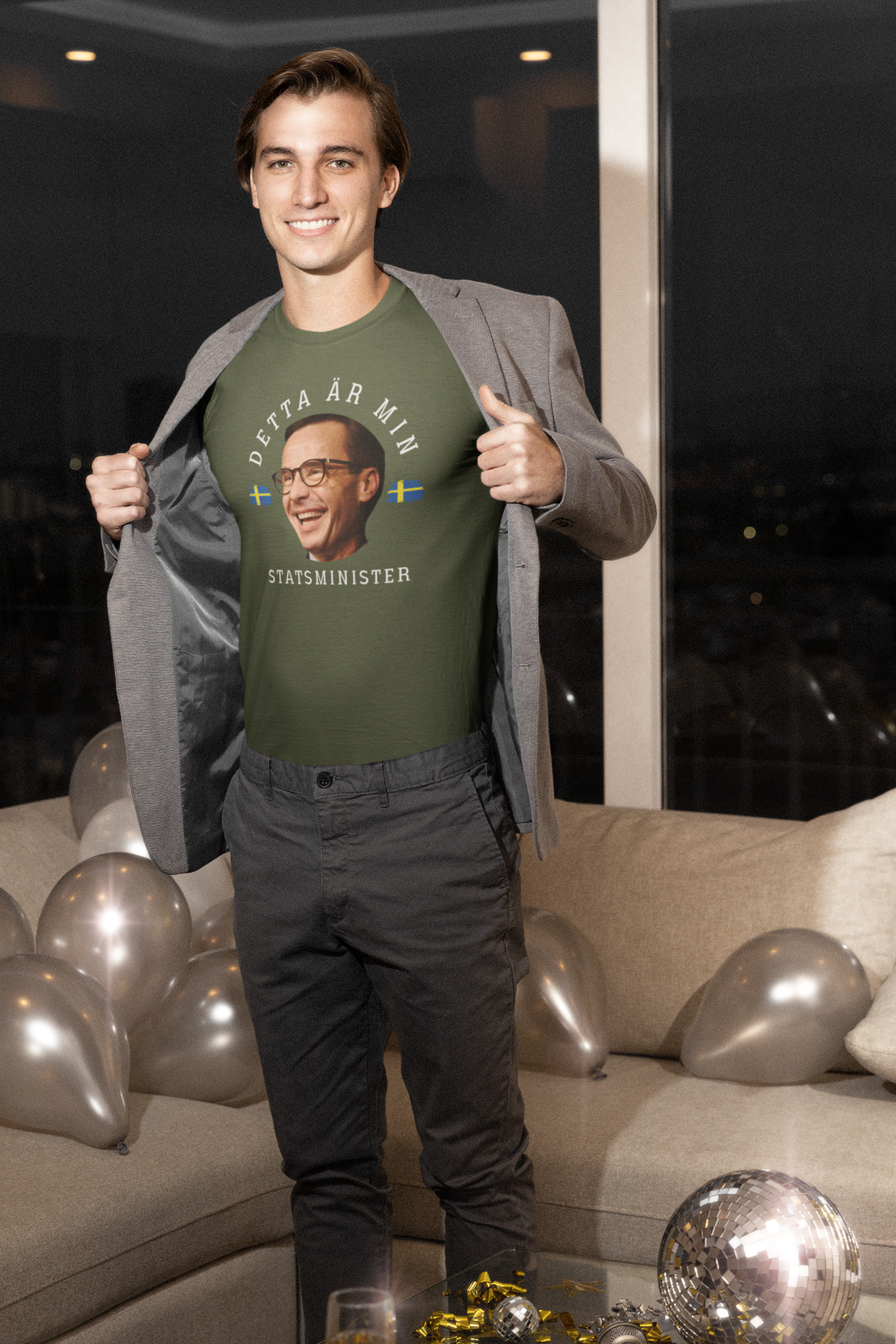 Kristersson - Min Statsminister T-Shirt Herr