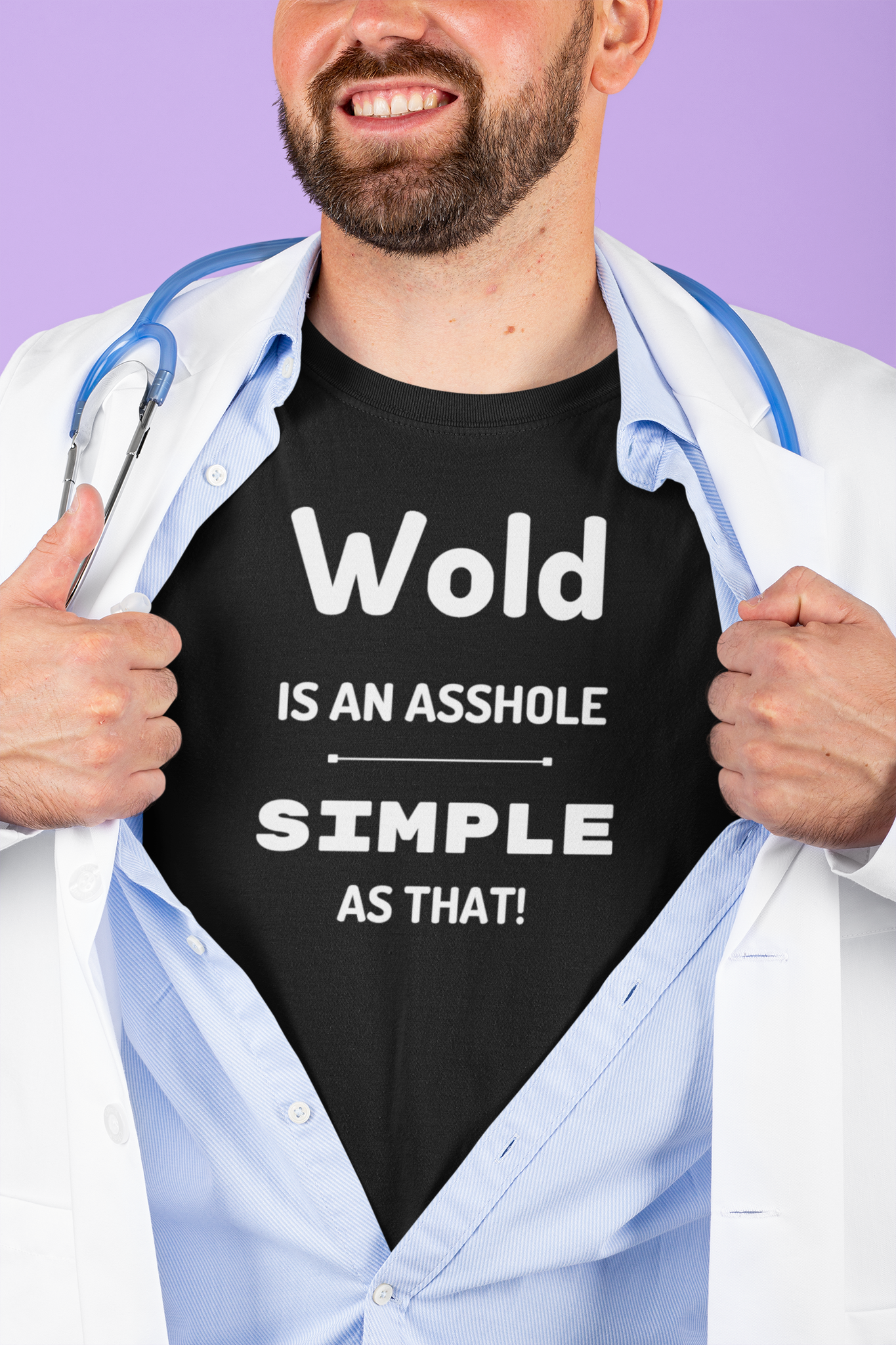 Wold Is An Asshole T-Shirt Herr