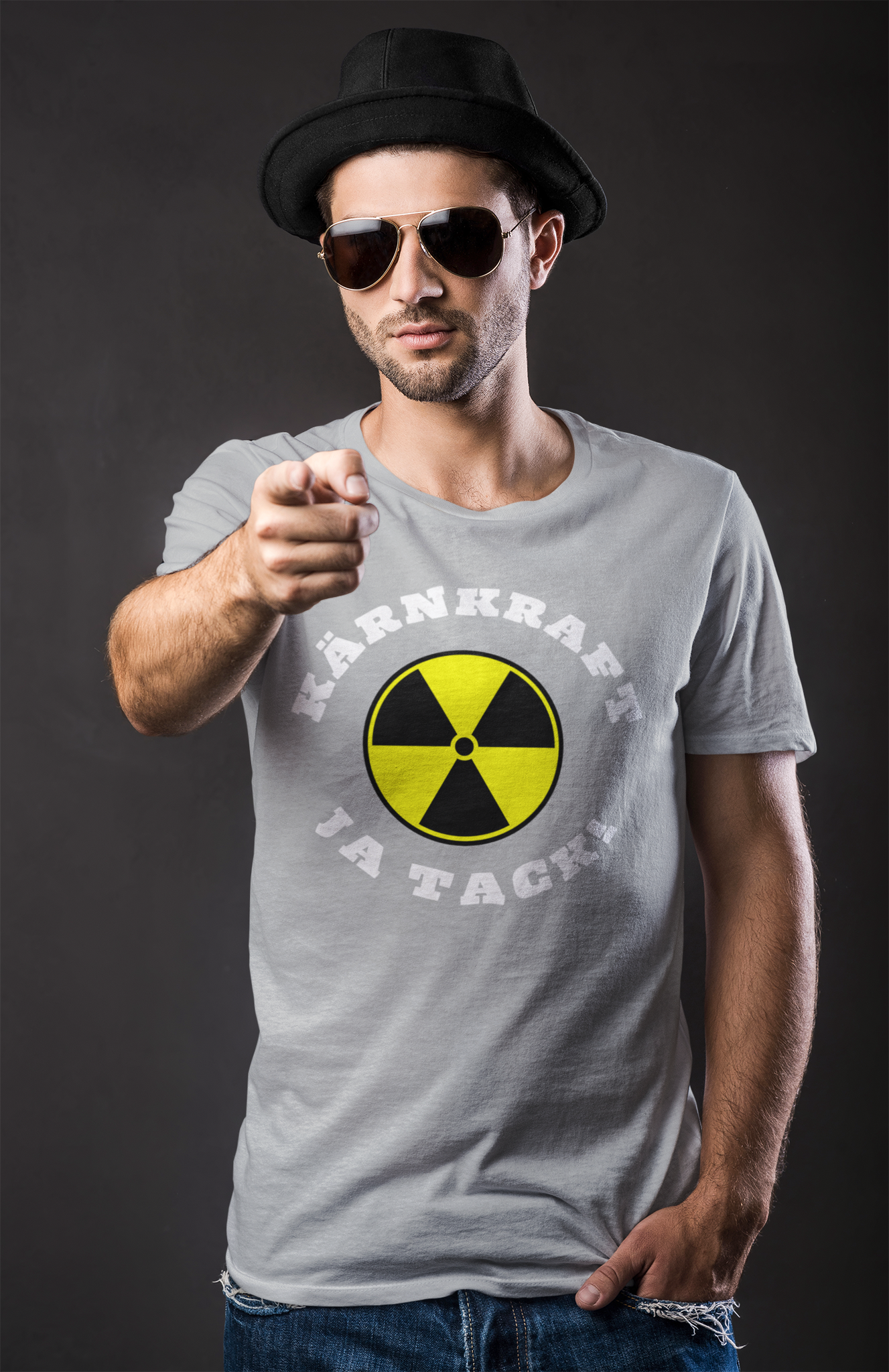 Kärnkraft - Ja Tack! T-Shirt Herr
