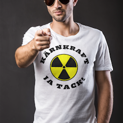 Kärnkraft - Ja Tack! T-Shirt Herr