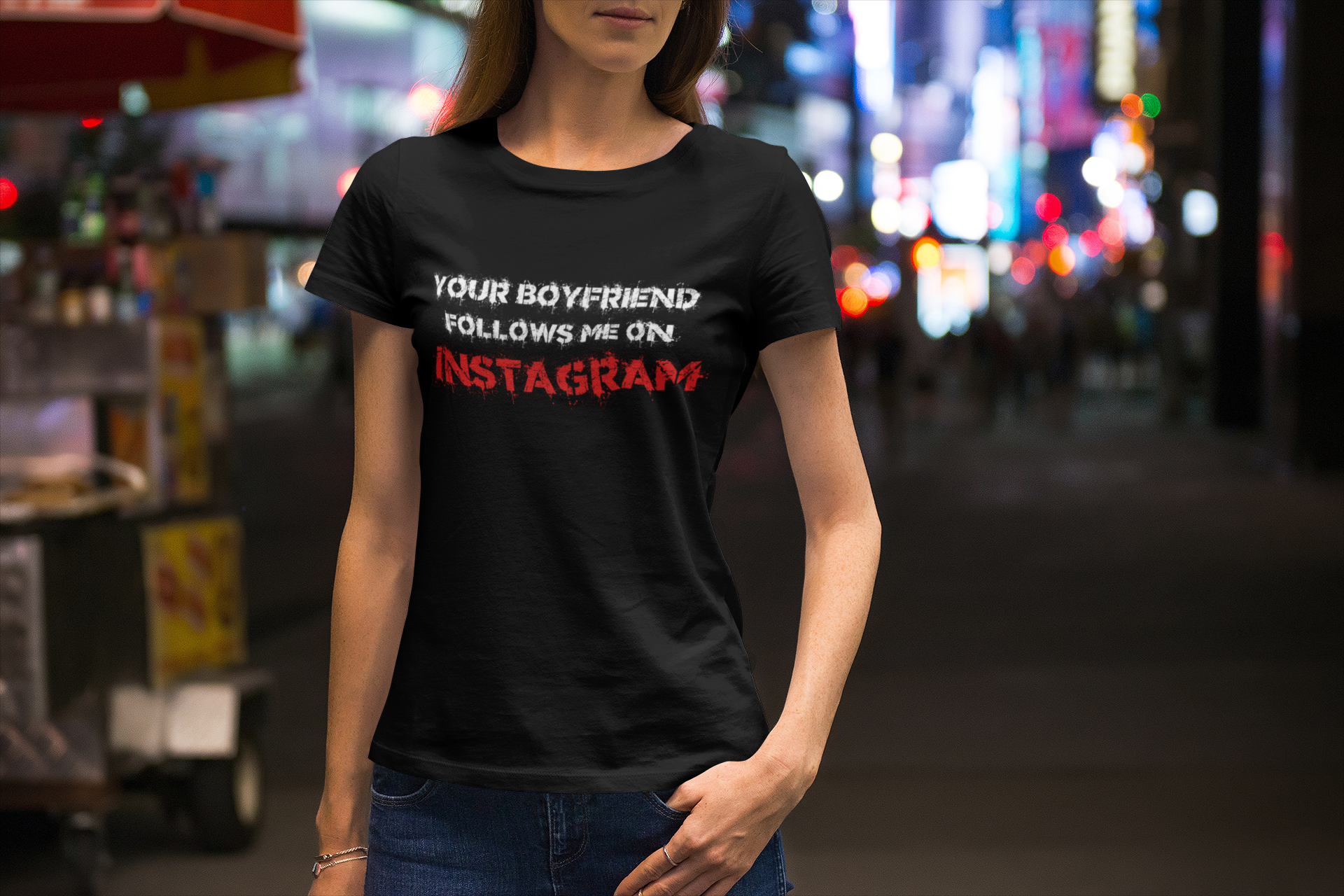 Your Boyfriend Follows Me... - T-Shirt Women