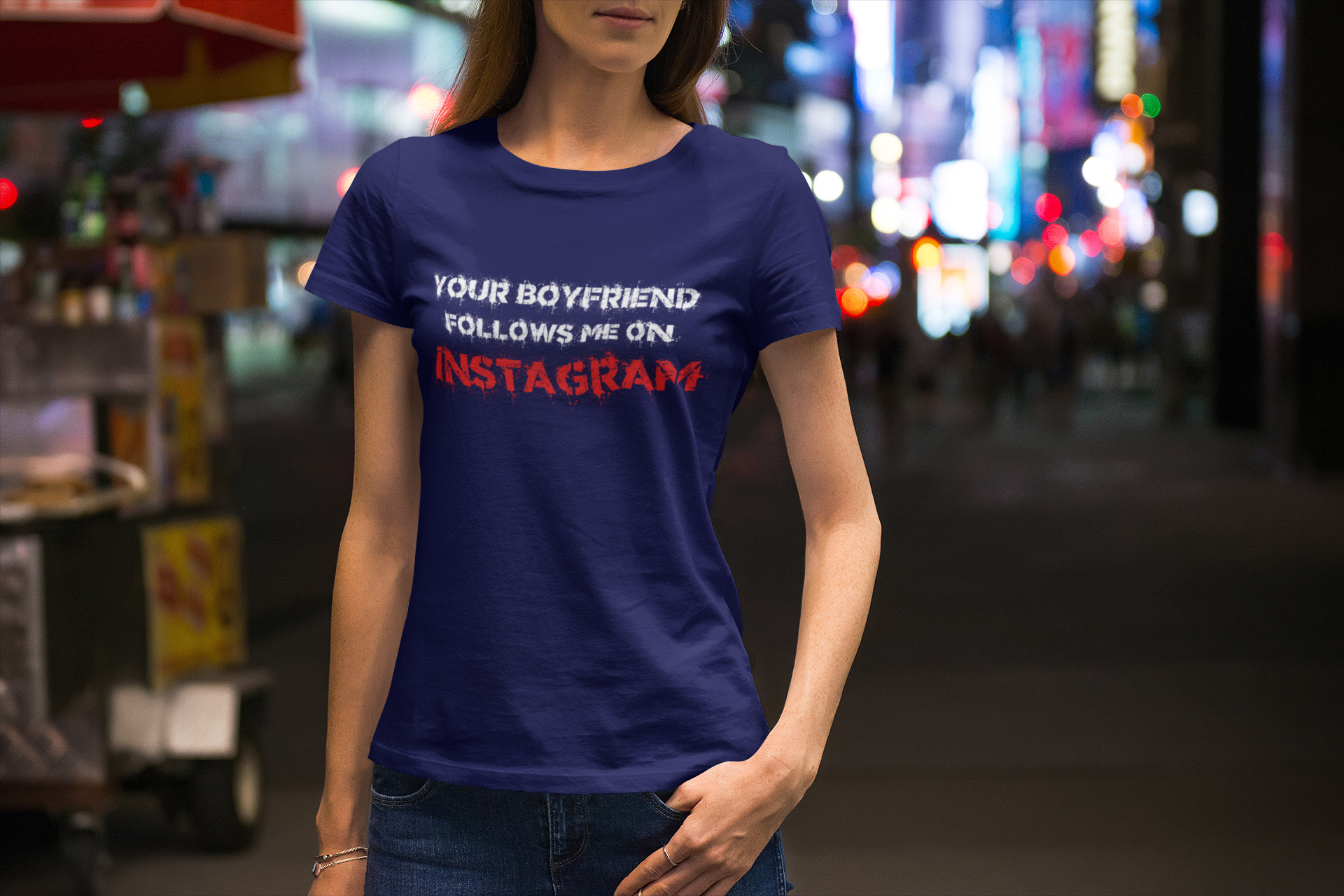 Your Boyfriend Follows Me... - T-Shirt Women