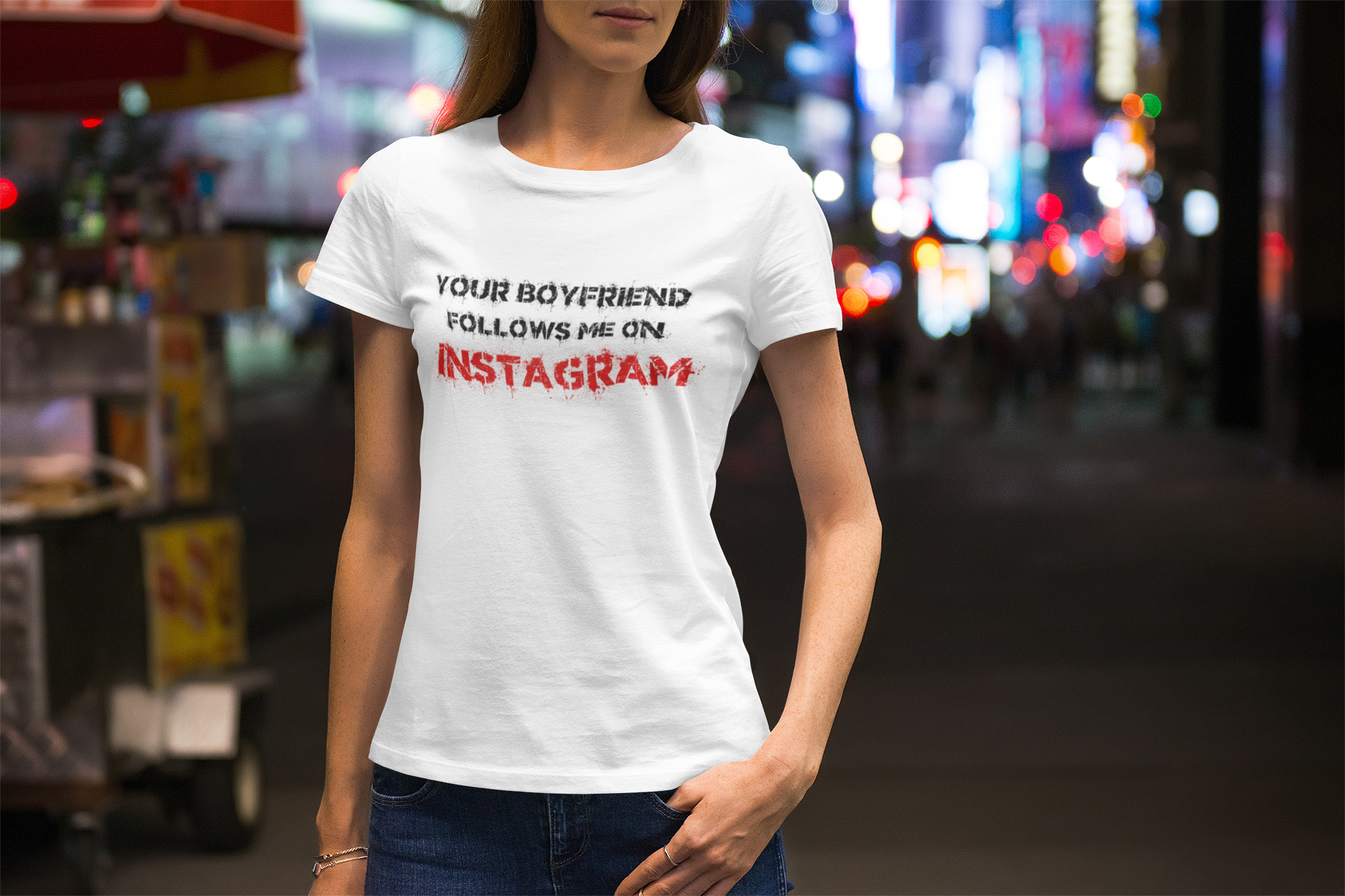 Your Boyfriend Follows Me... - T-Shirt Women