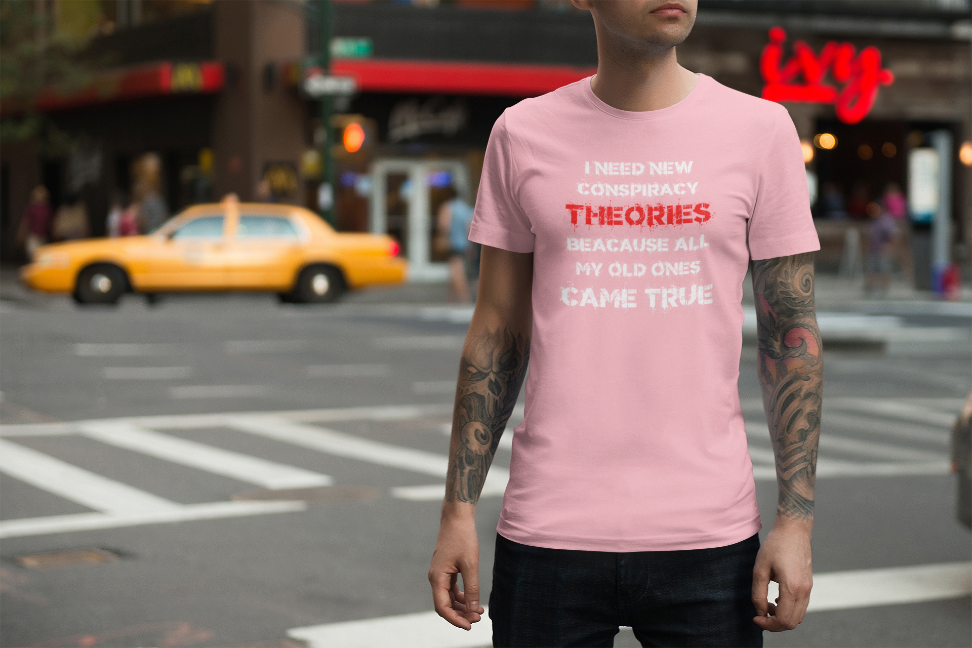 Conspiracy Theories T-Shirt Men