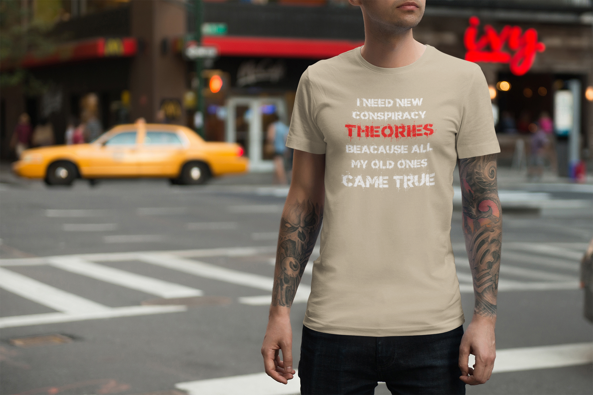 Conspiracy Theories T-Shirt Herr