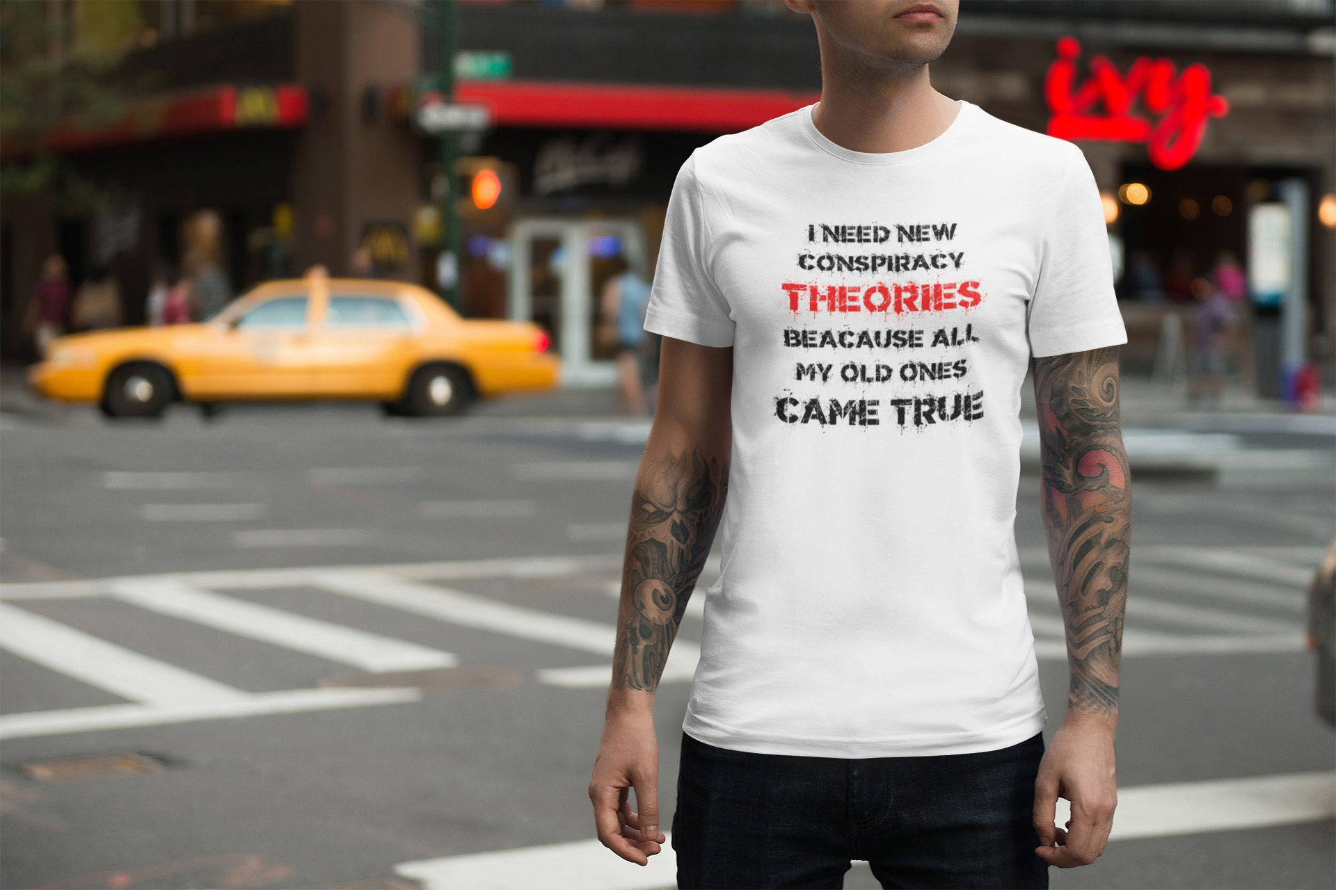 Conspiracy Theories T-Shirt Herr
