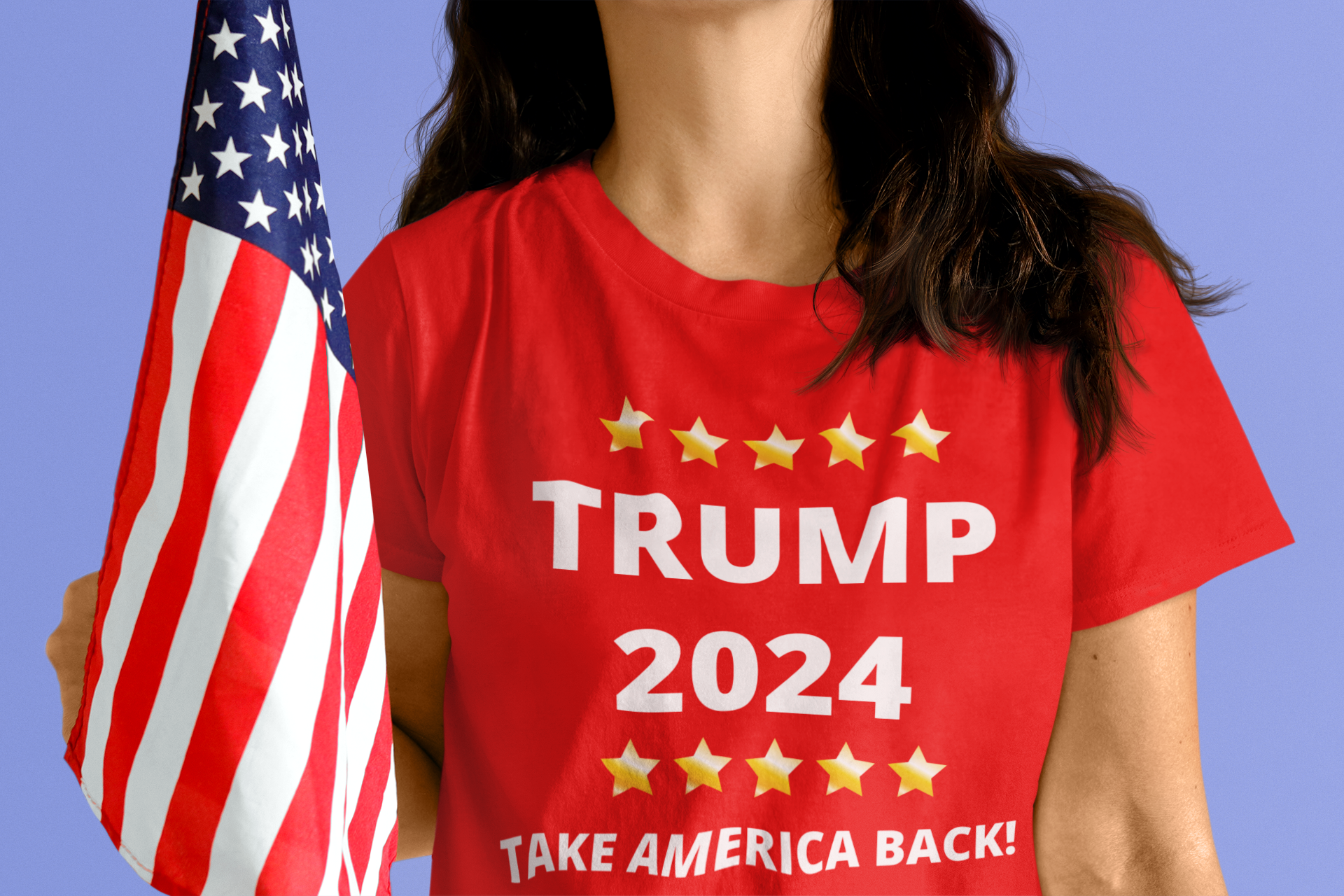 Take America Back 2024! T-Shirt  Dam