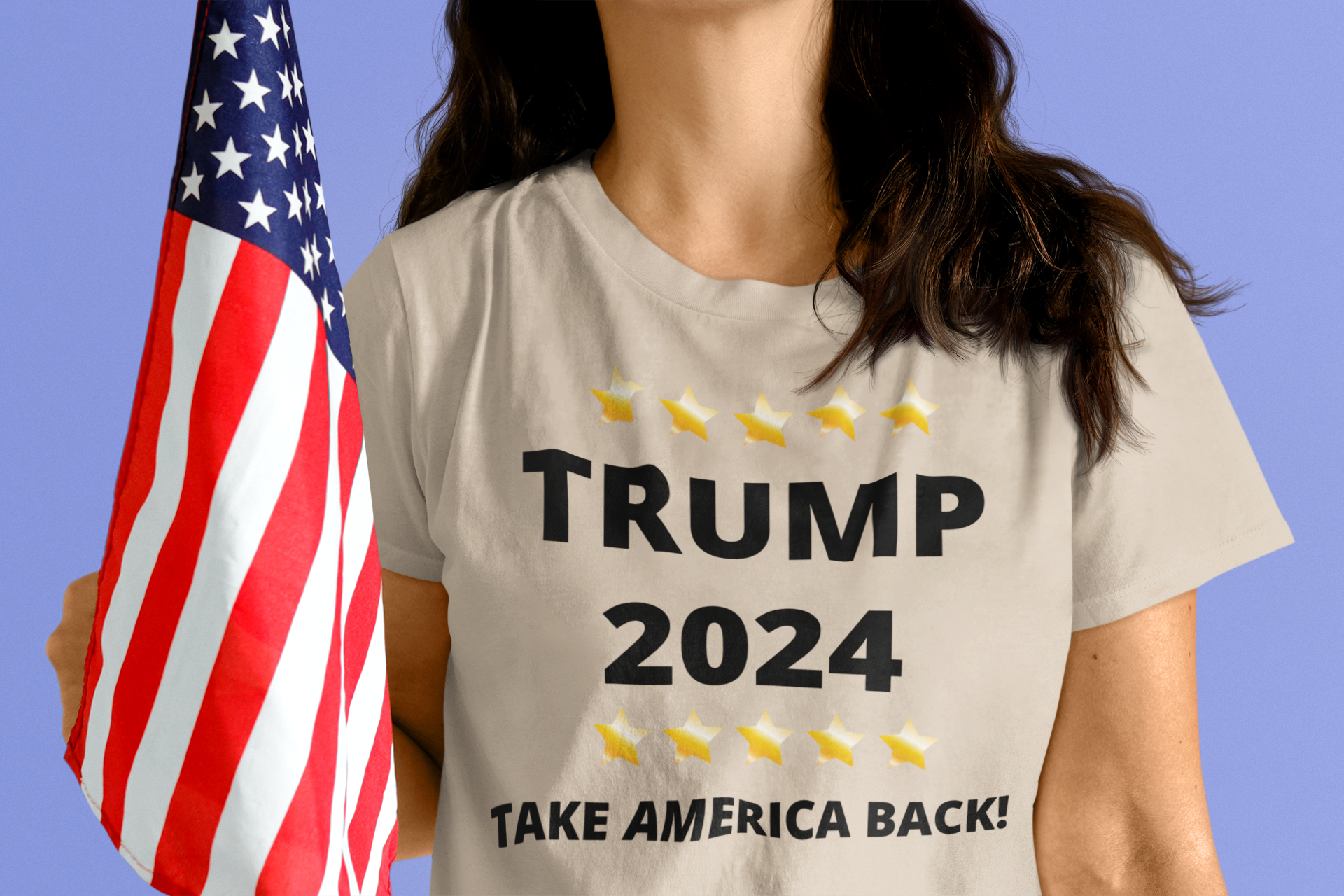Take America Back 2024! T-Shirt  Dam
