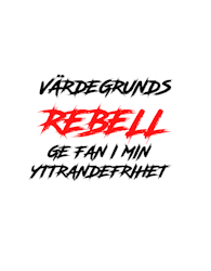 Värdegrunds Rebell Klistermärke