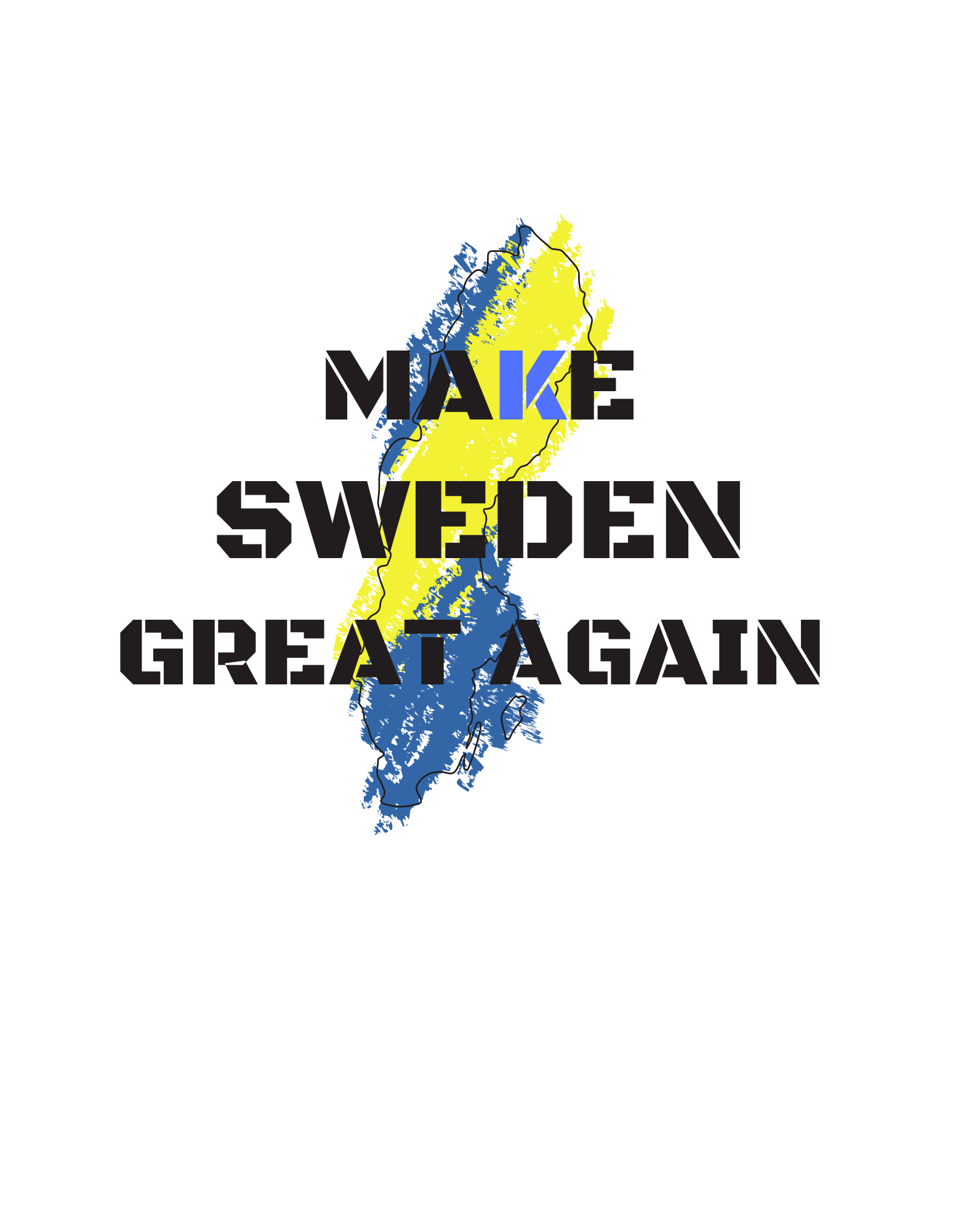 Make Sweden Great Again Sticker