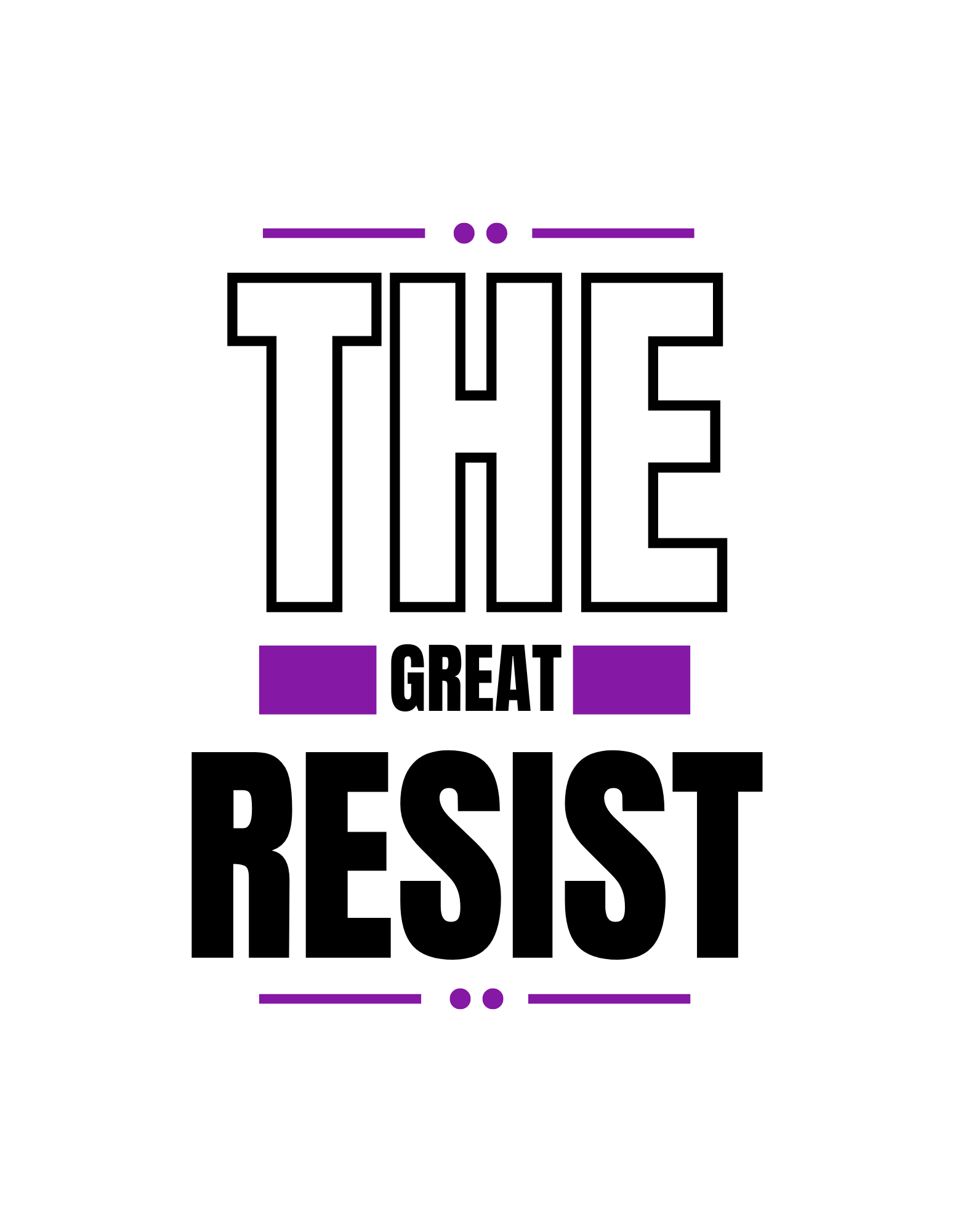 The Great Resist Sticker