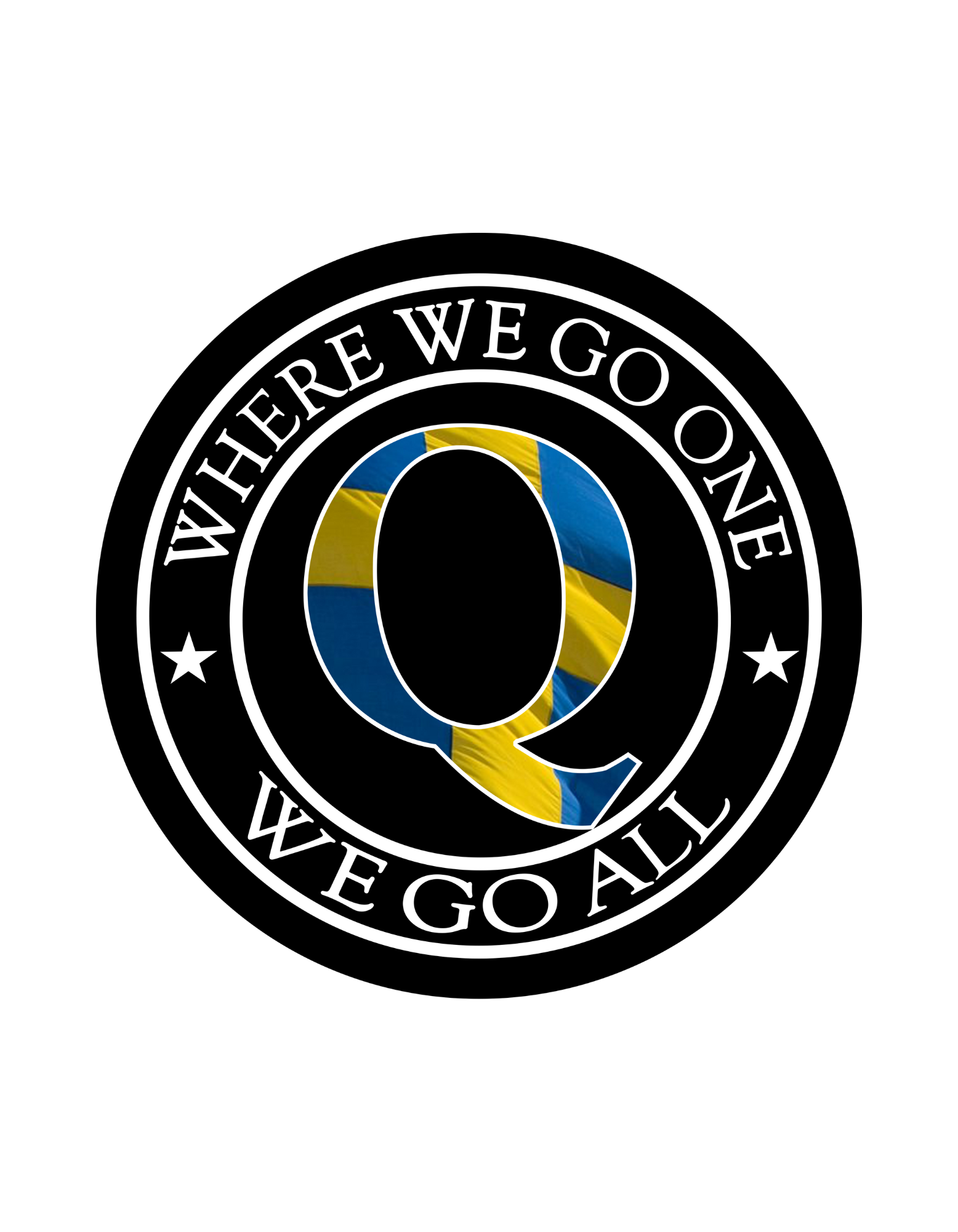 Q One All Go-SWE Sticker
