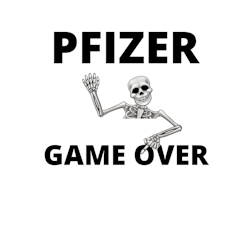 Pfizer Game Over Klistermärke