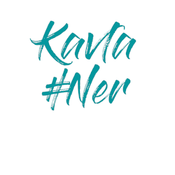 #Kavla Ner Klistermärke