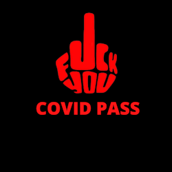 Covid Pass Klistermärke