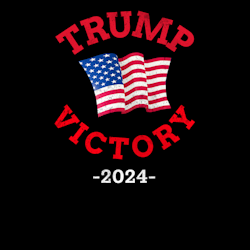 Trump Victory 2024  Klistermärke