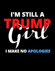 Trump Girl Klistermärke