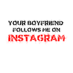 Your Boyfriend Follows Me... Sticker