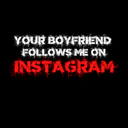 Your Boyfriend Follows Me... Sticker