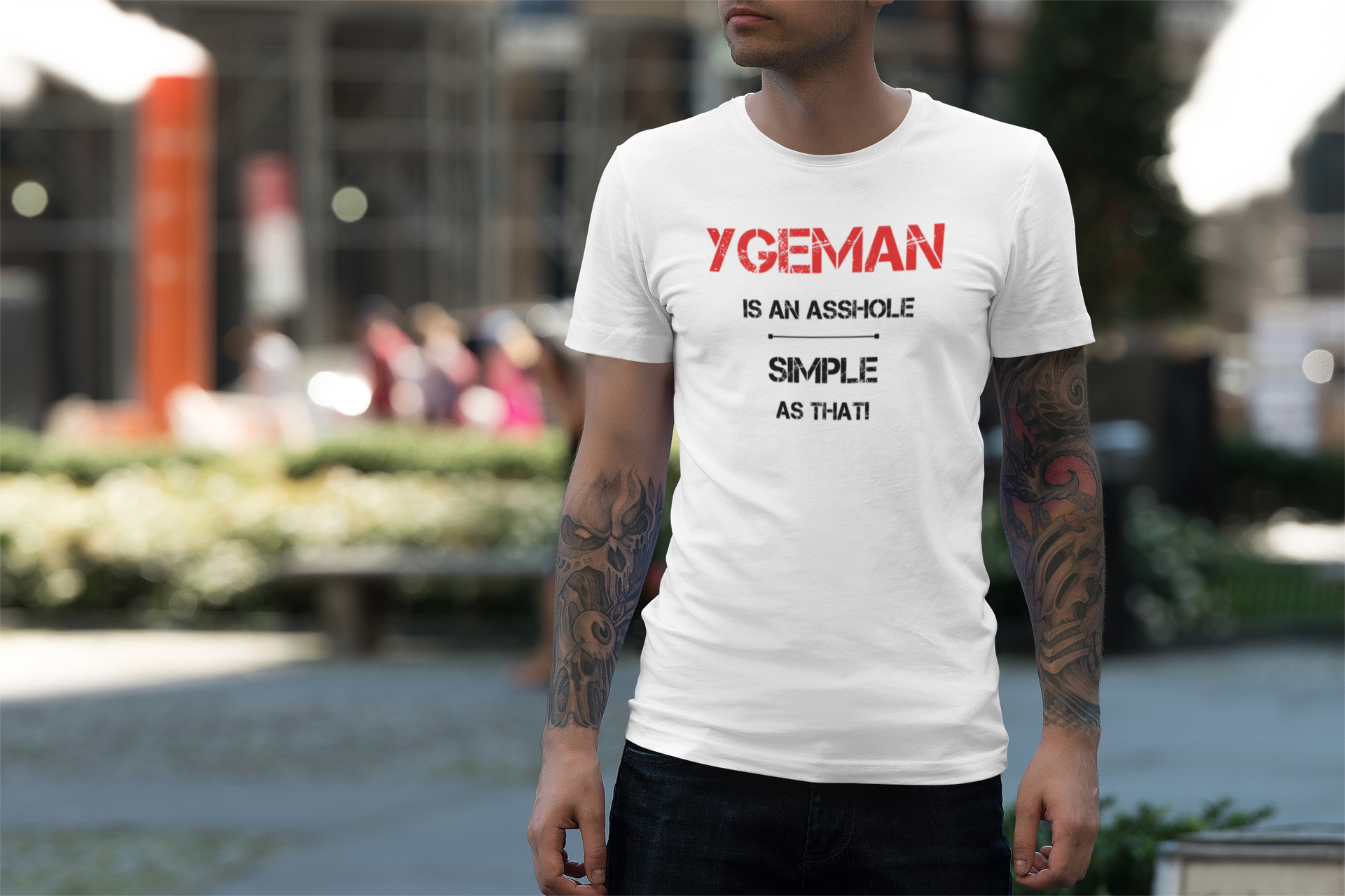 Ygeman Is An Asshole T-Shirt Herr
