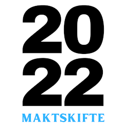 2022 Maktskifte Klistermärke