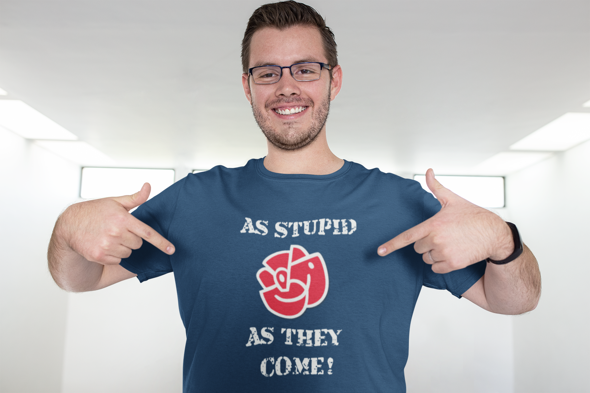 S As Stupid As They Come! T-Shirt Herr