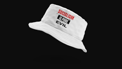 Socialism Is Pure Evil Bucket Hat