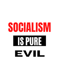 Socialism Is Pure Evil Klistermärke