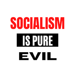 Socialism Is Pure Evil Klistermärke