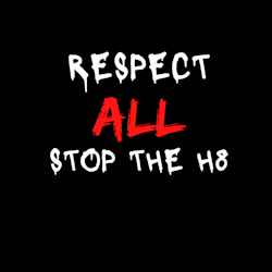 Respect All Stop The 8  Klistermärke