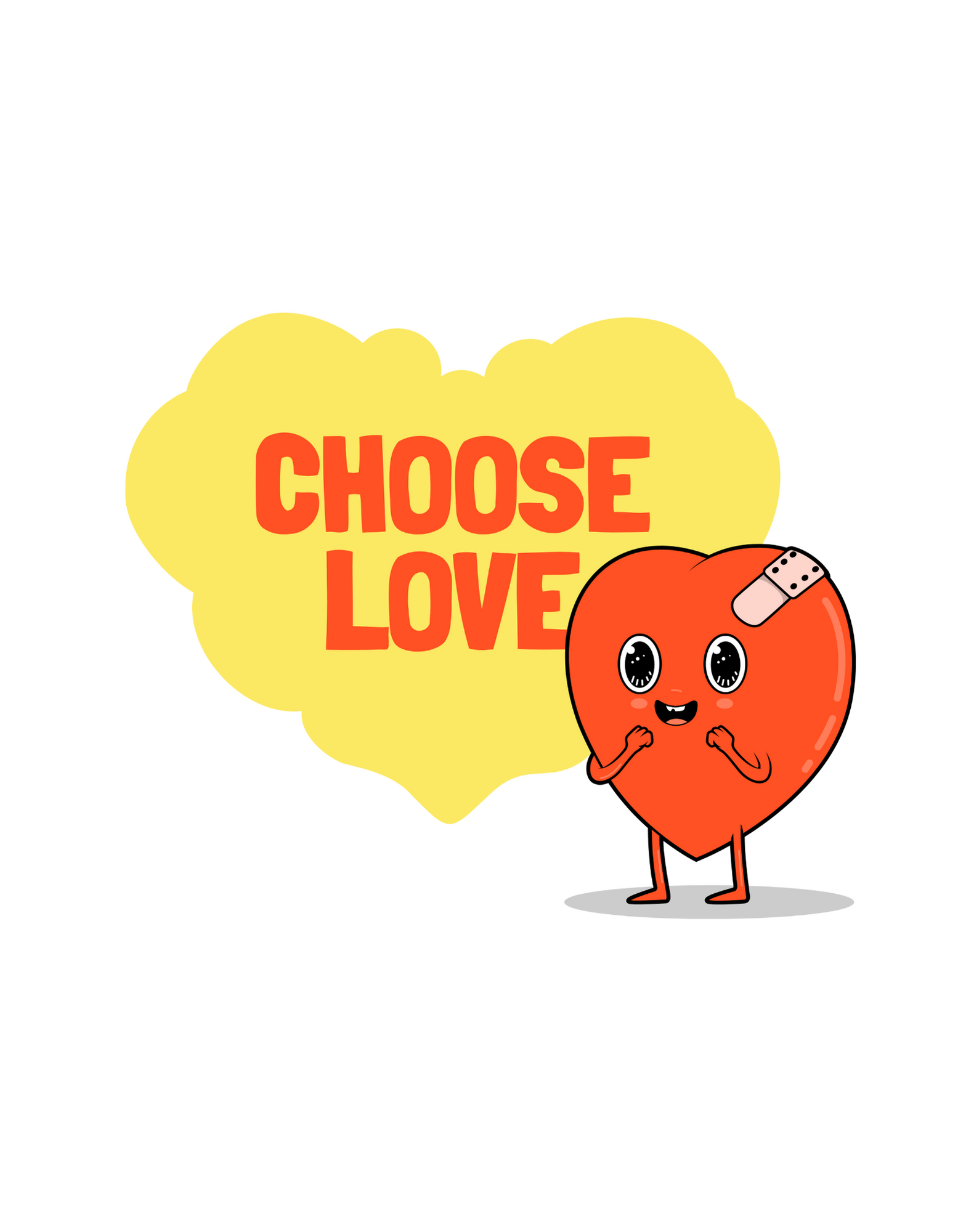 Choose Love Klistermärke