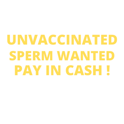 Unvaccinated Sperm Wanted Sticker