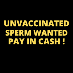 Unvaccinated Sperm Wanted Klistermärke